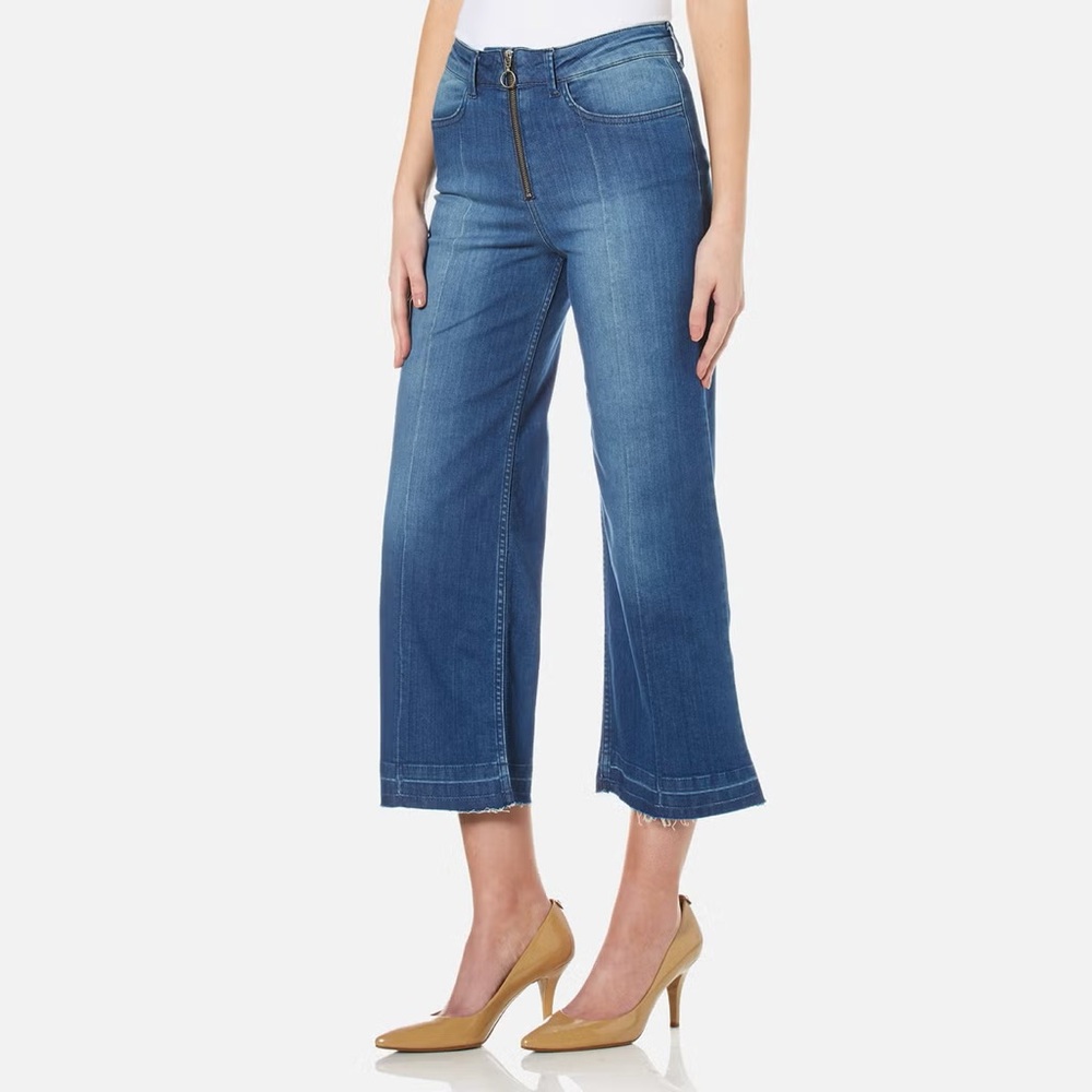 By Malene Birger Women's Lesatian Zip Jeans - Pastel Blue